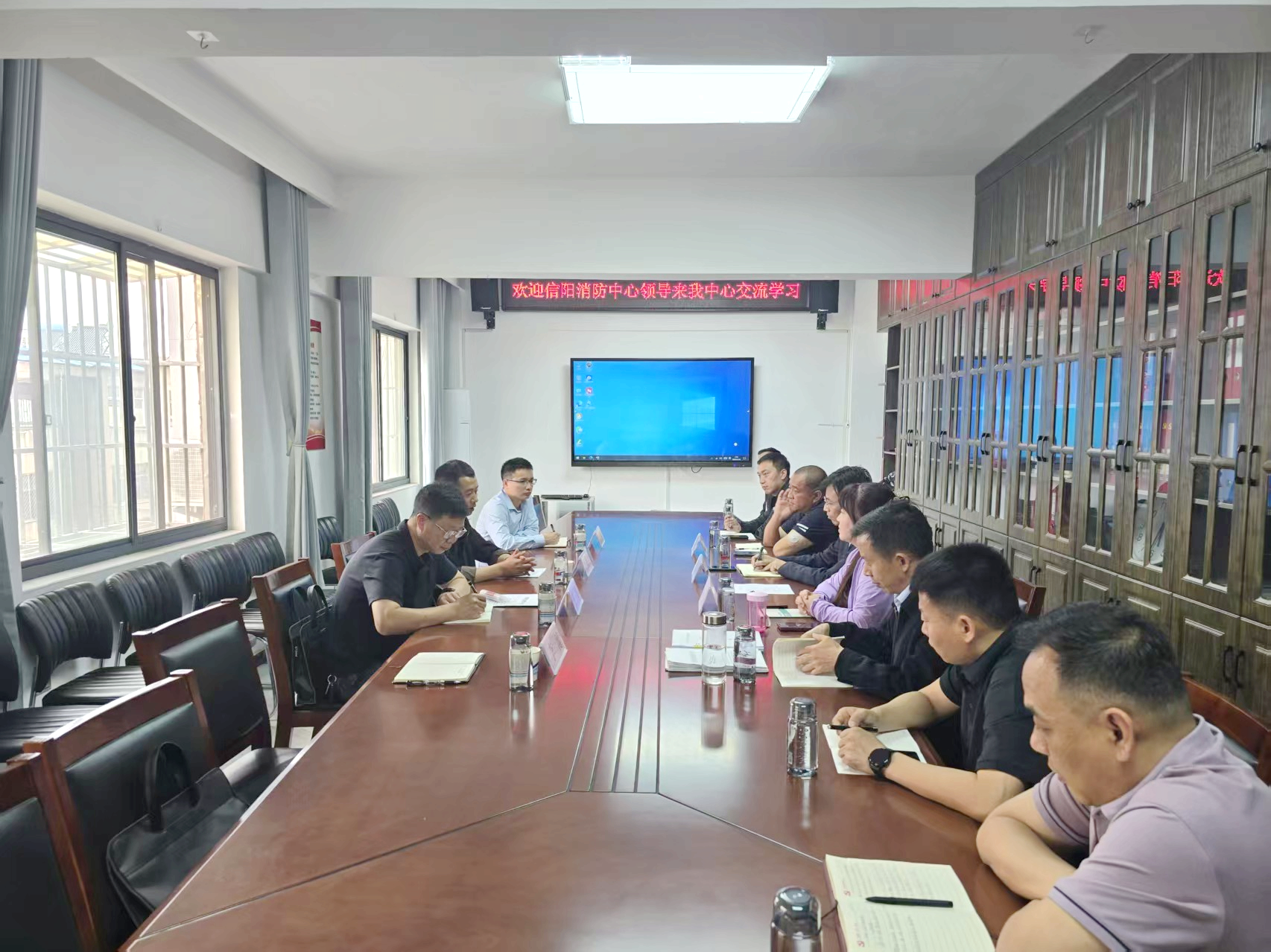稳扎稳打夯基础，厚积薄发启新程——信阳市建设工程消防技术中心赴漯河、郑州、周口学习考察