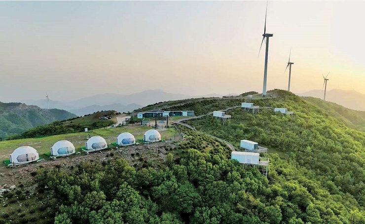 “露营+”赋能生态游 新县黄毛尖打造星空下的“诗与远方”