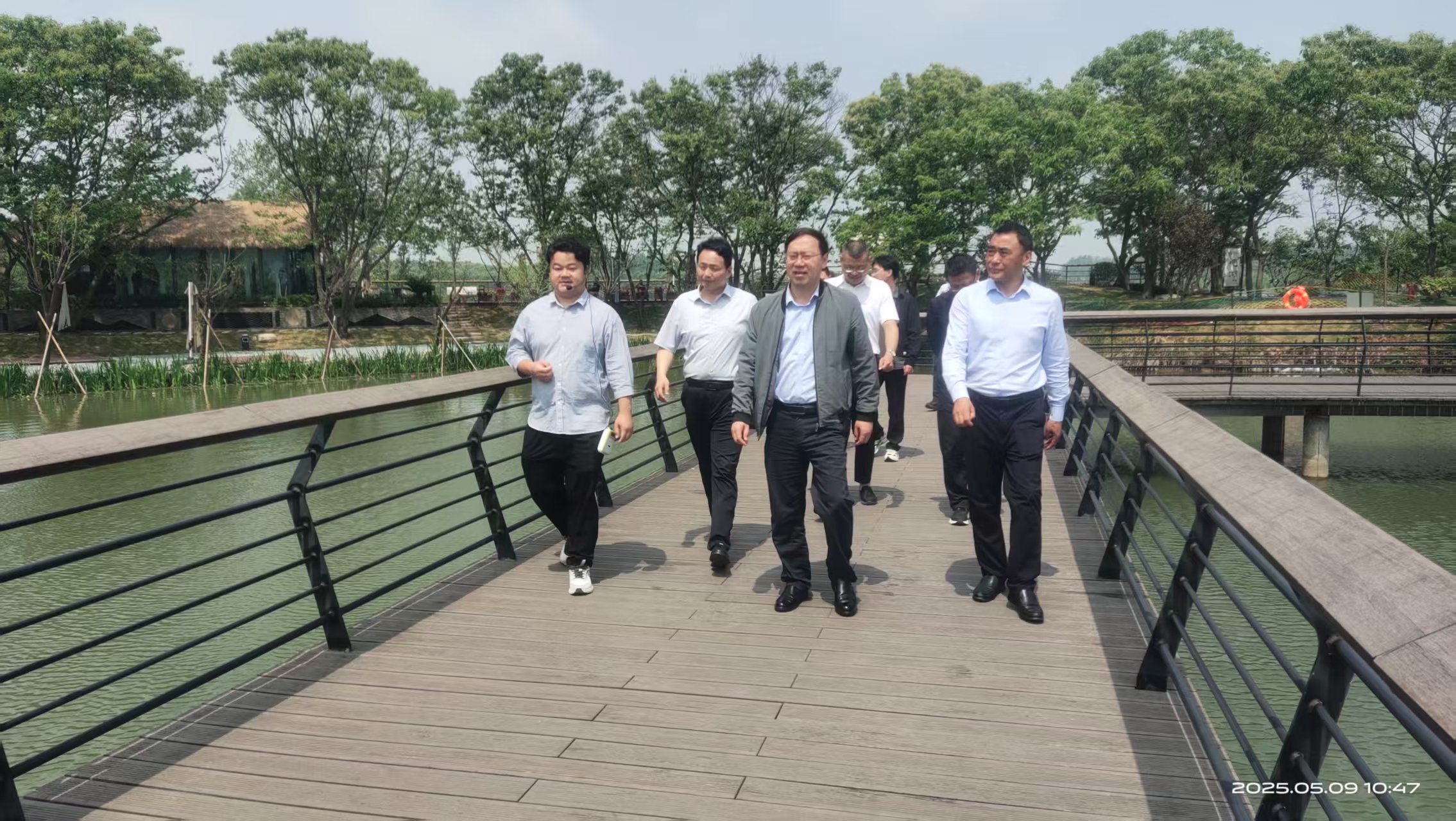 淮委到我县开展龟山湖幸福河湖建设验收工作