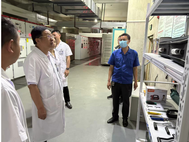 除隐患 保安全——信阳市第三人民医院开展端午节前安全生产检查工作