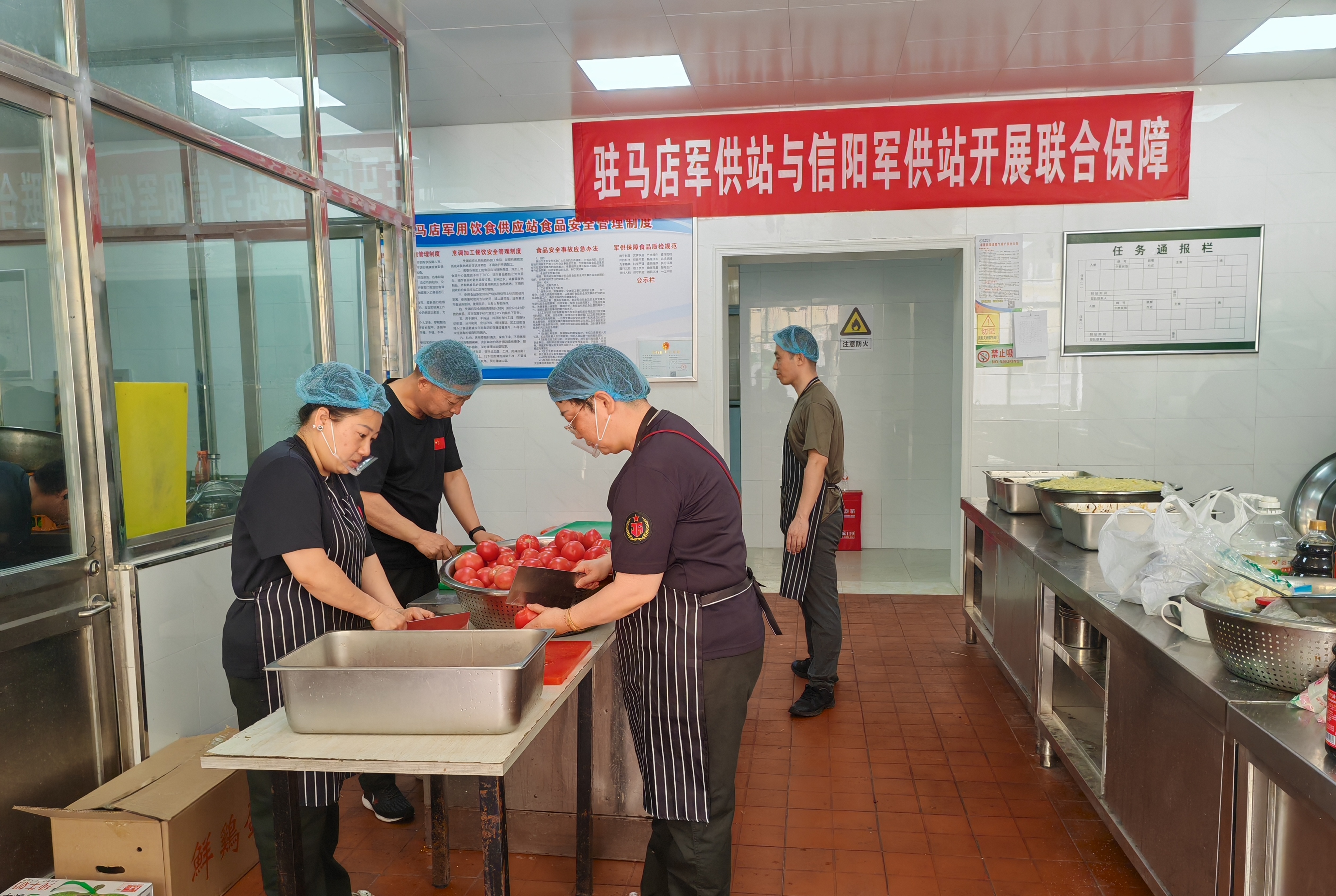 齐心合力练支前  实战演练见真功  信阳军供站首次开展跨区域联合军供保障演练