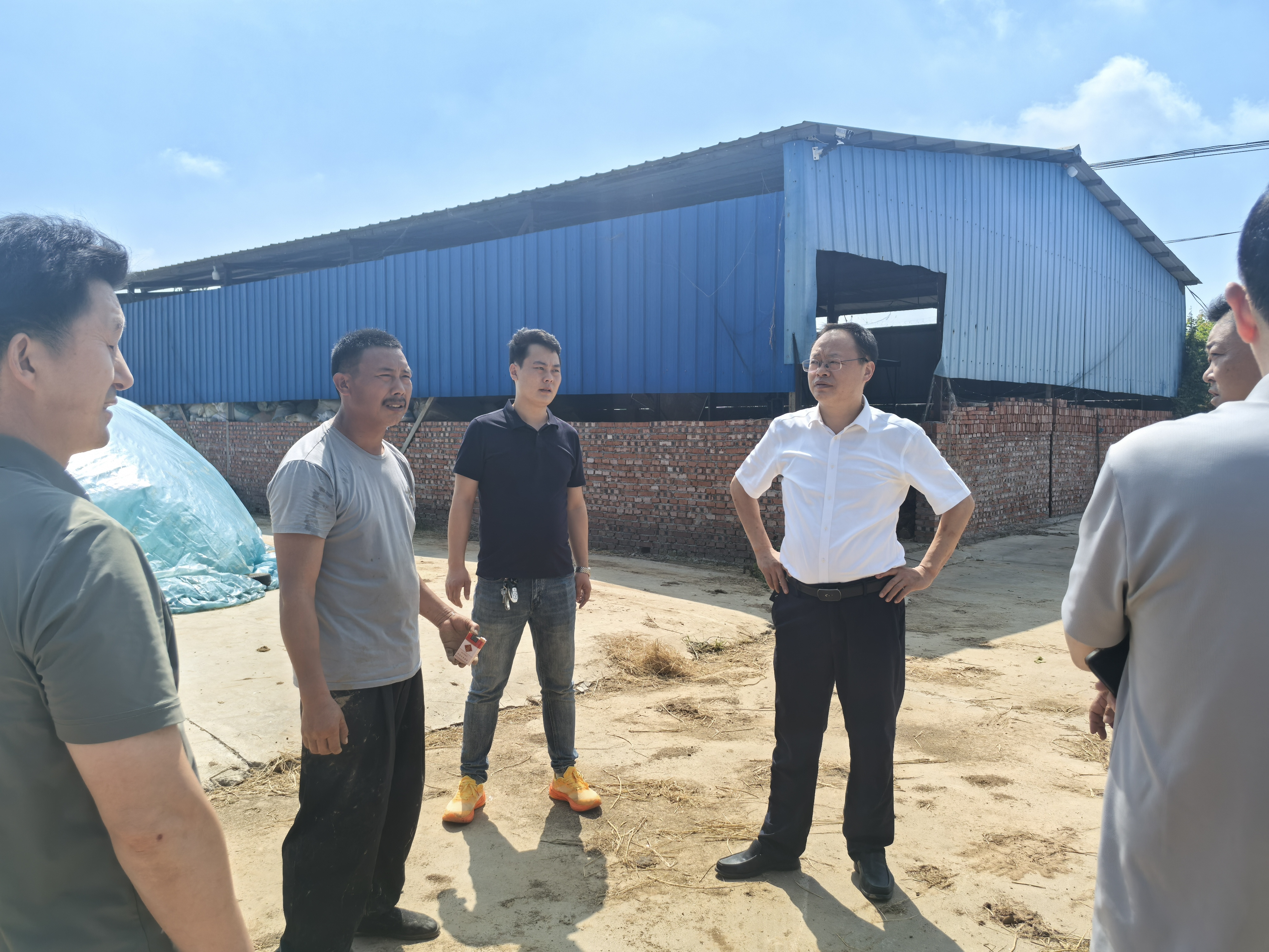 信阳市科技局党组书记、局长李杰前往 光山县袁湾村调研驻村帮扶工作