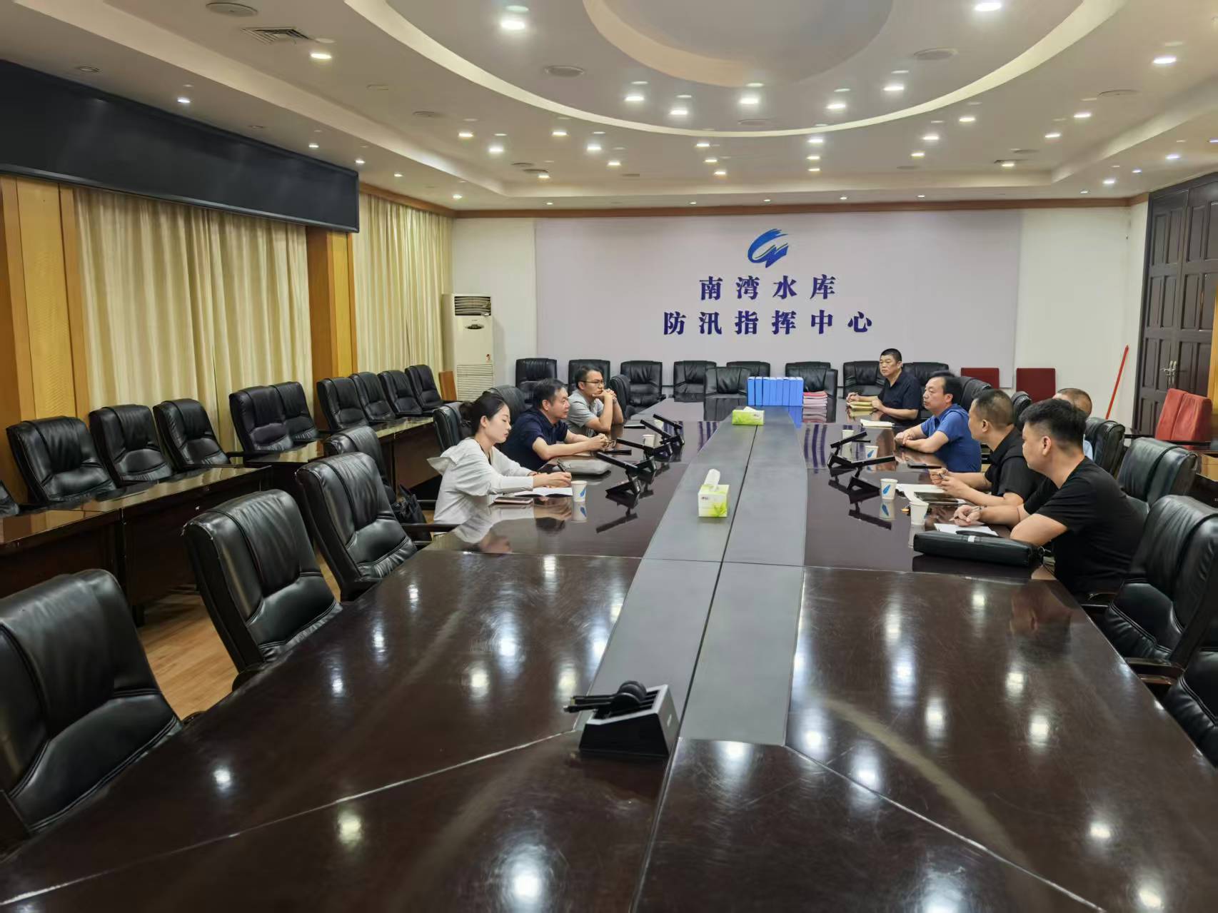 省水利厅监督处检查指导南湾水库事务中心、四水同治工程“六项机制”建设工作