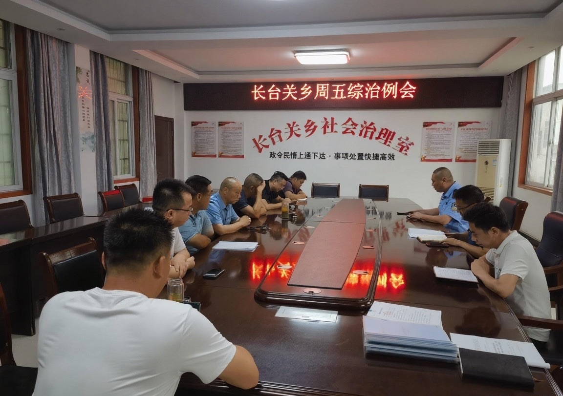 长台关乡聚力推进重点工作
