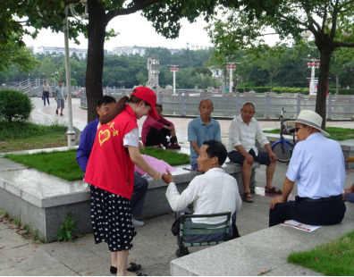 淮滨县审计局组织开展反诈宣传活动