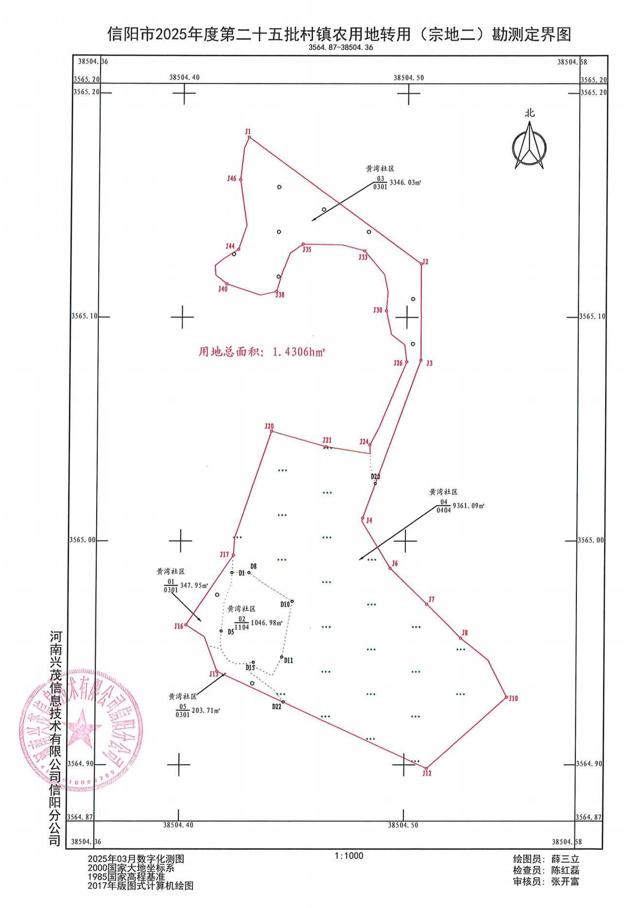 信阳市2025年度第二十五批村镇农用地转用的补偿安置方案公告(新申街道黄湾社区)
