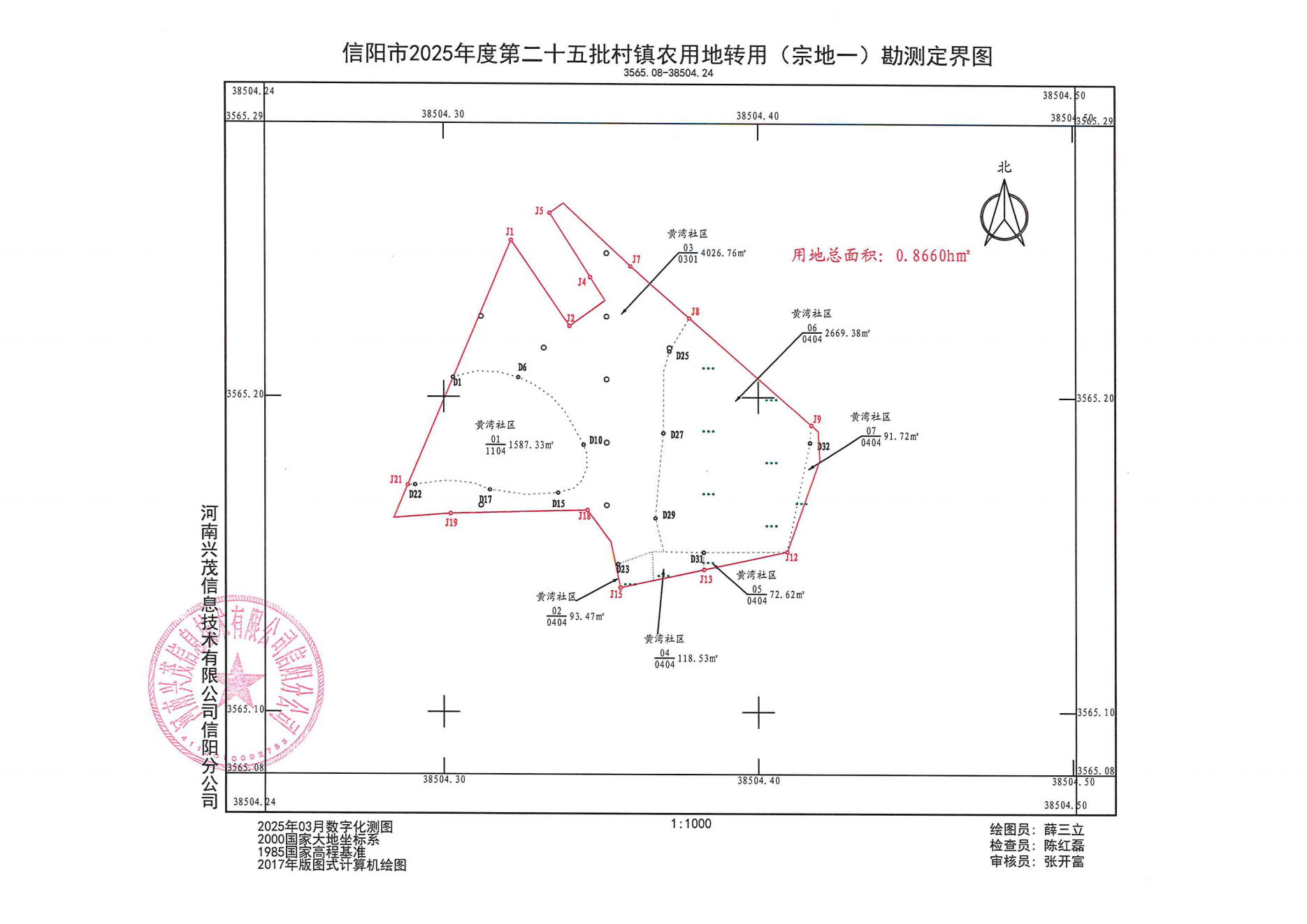 信阳市2025年度第二十五批村镇农用地转用的补偿安置方案公告(新申街道黄湾社区)