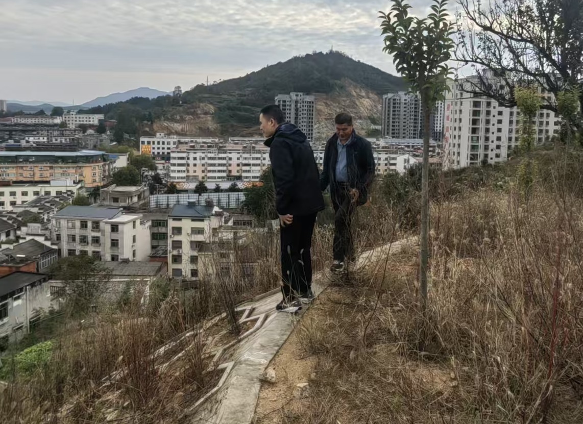 市审计局关注山体滑坡治理情况