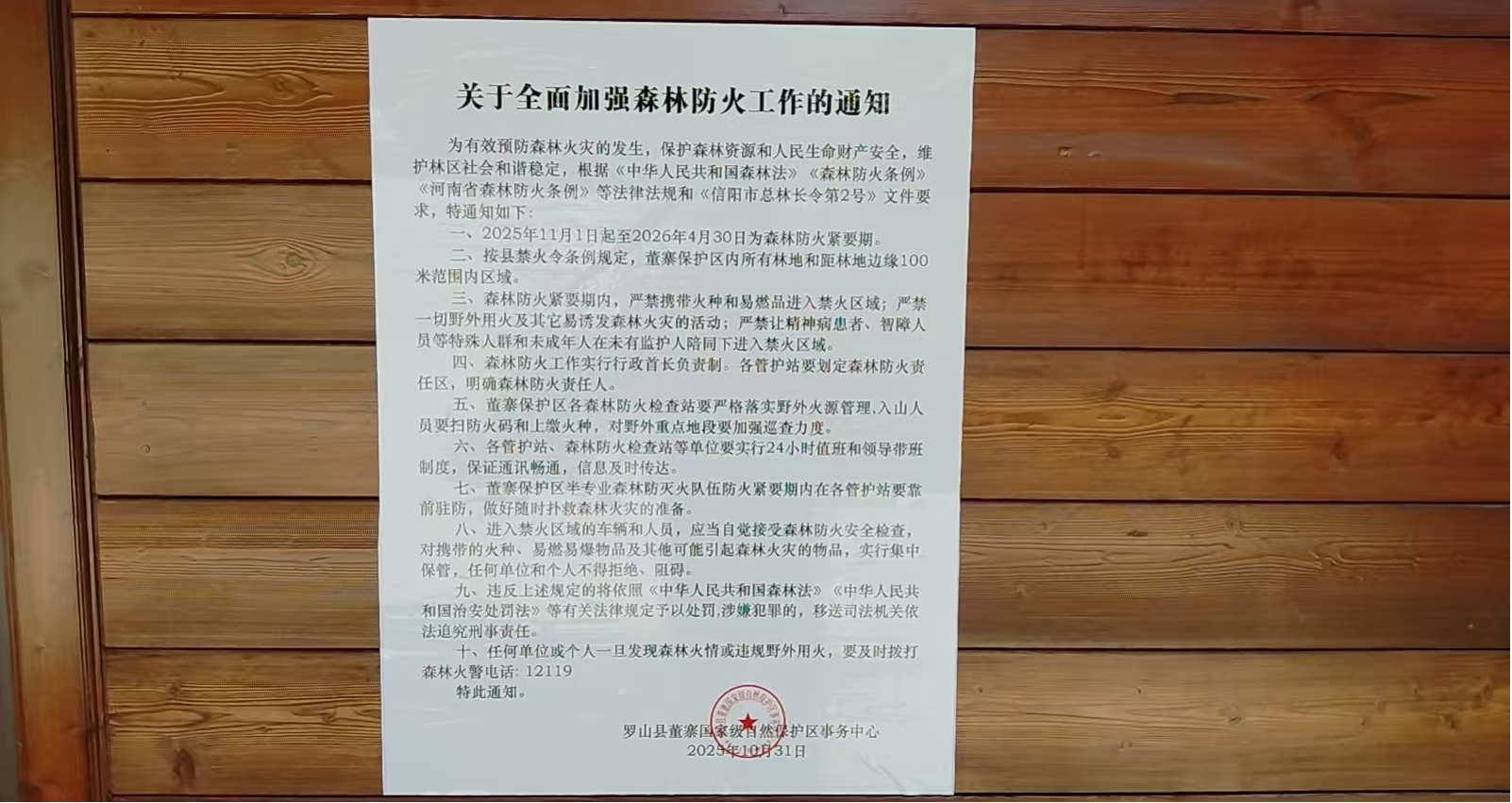 防火于未“燃” 董寨自然保护区织密森林“安全网”