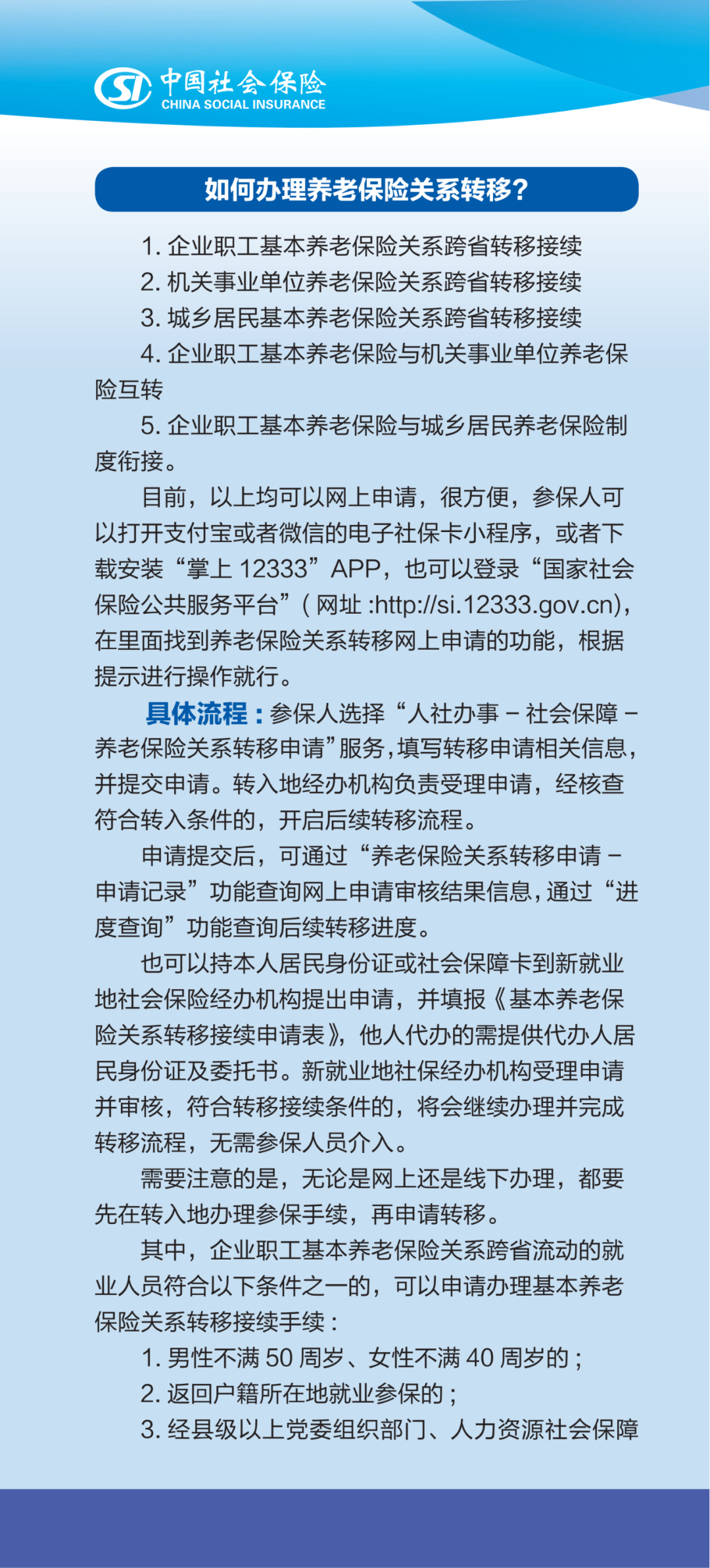 社会保险公共业务政策解答