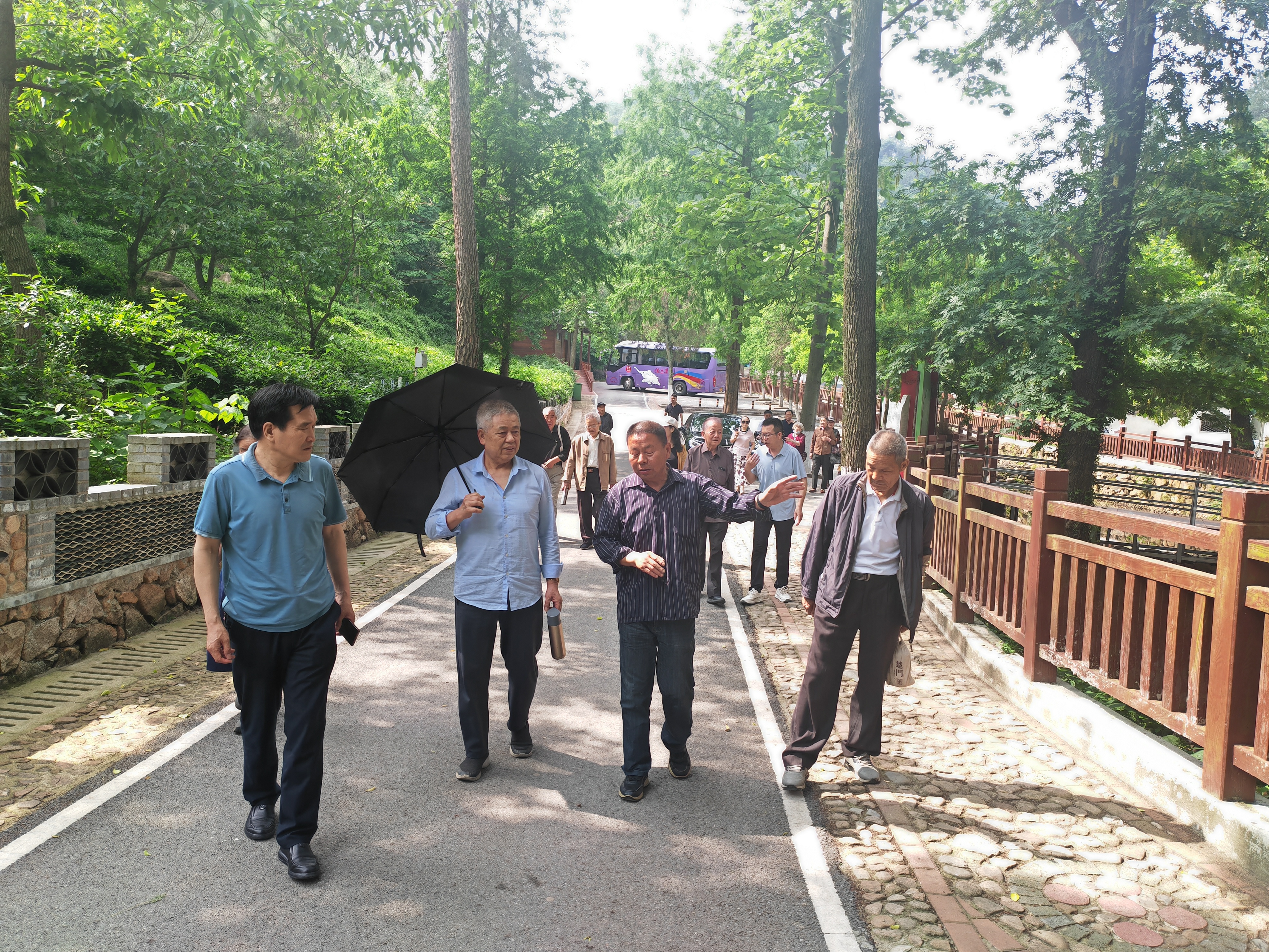 初心映青山 银发助林兴