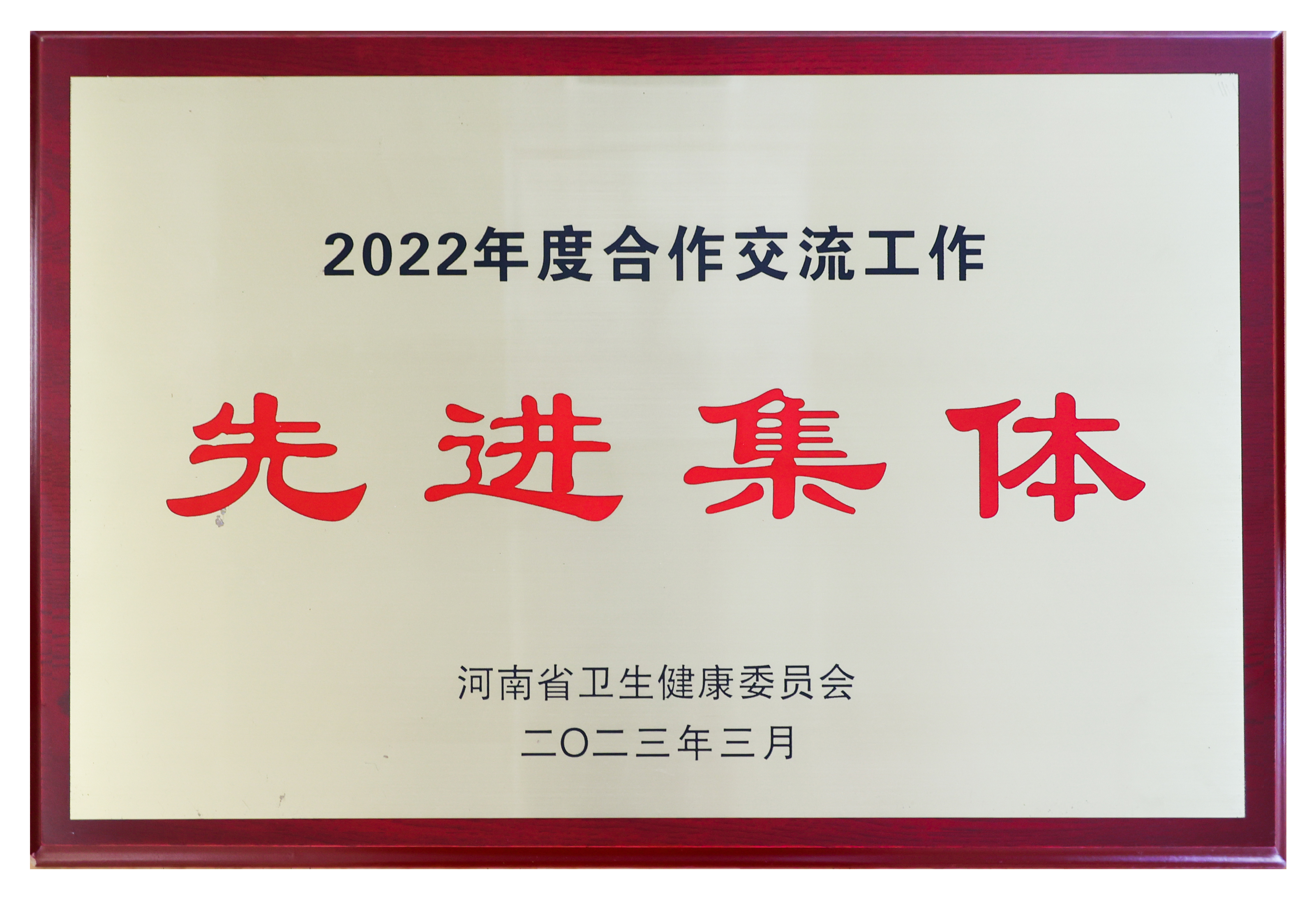2022年度合作交流工作先进集体