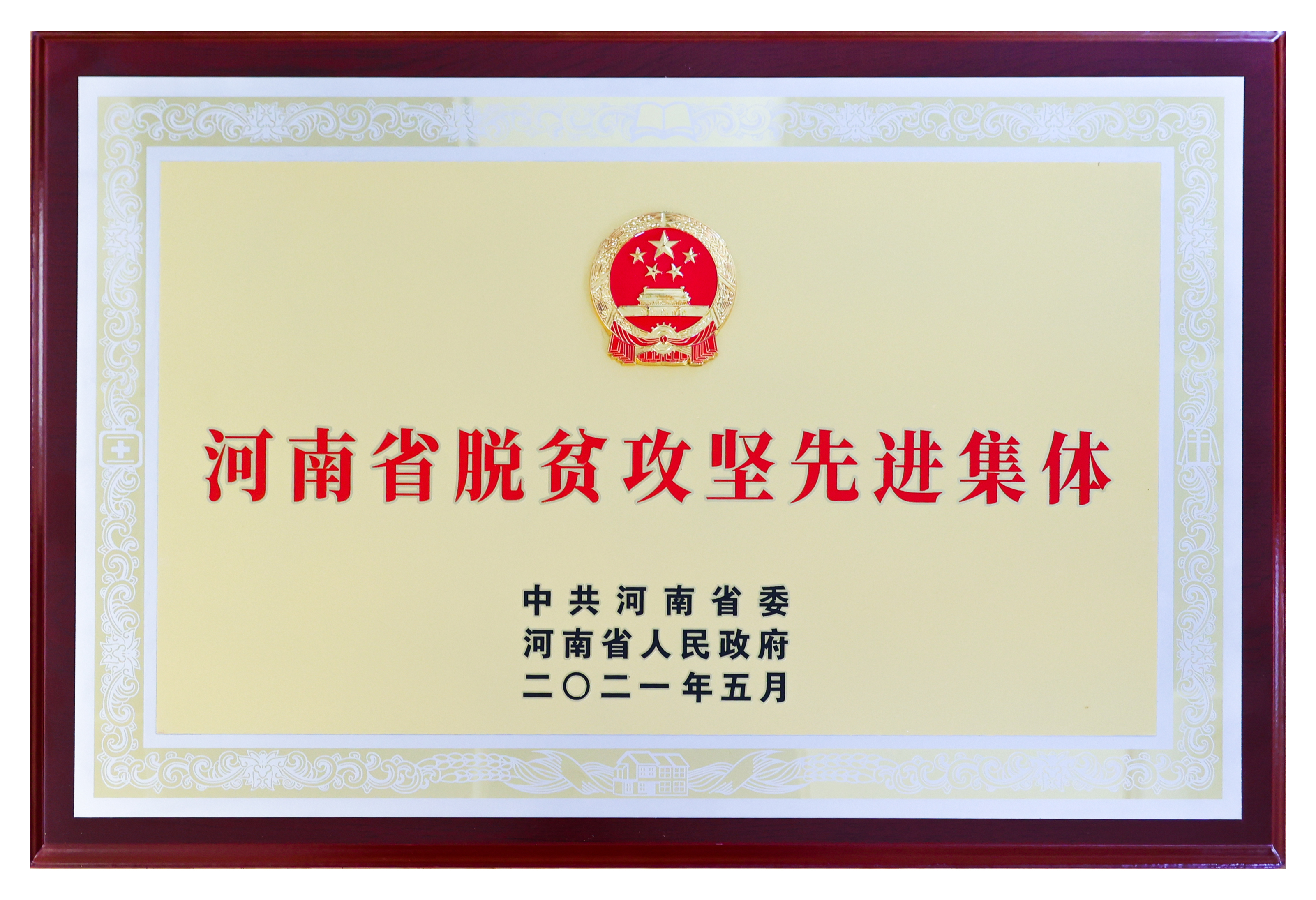 河南省脱贫攻坚先进集体